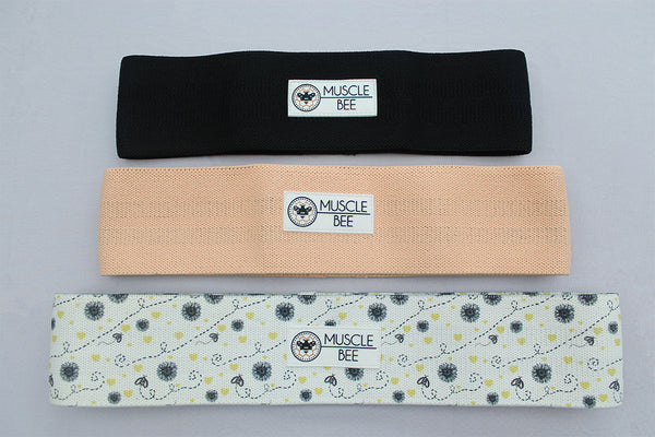 Workout Resistance Band - Bumble Bee Set