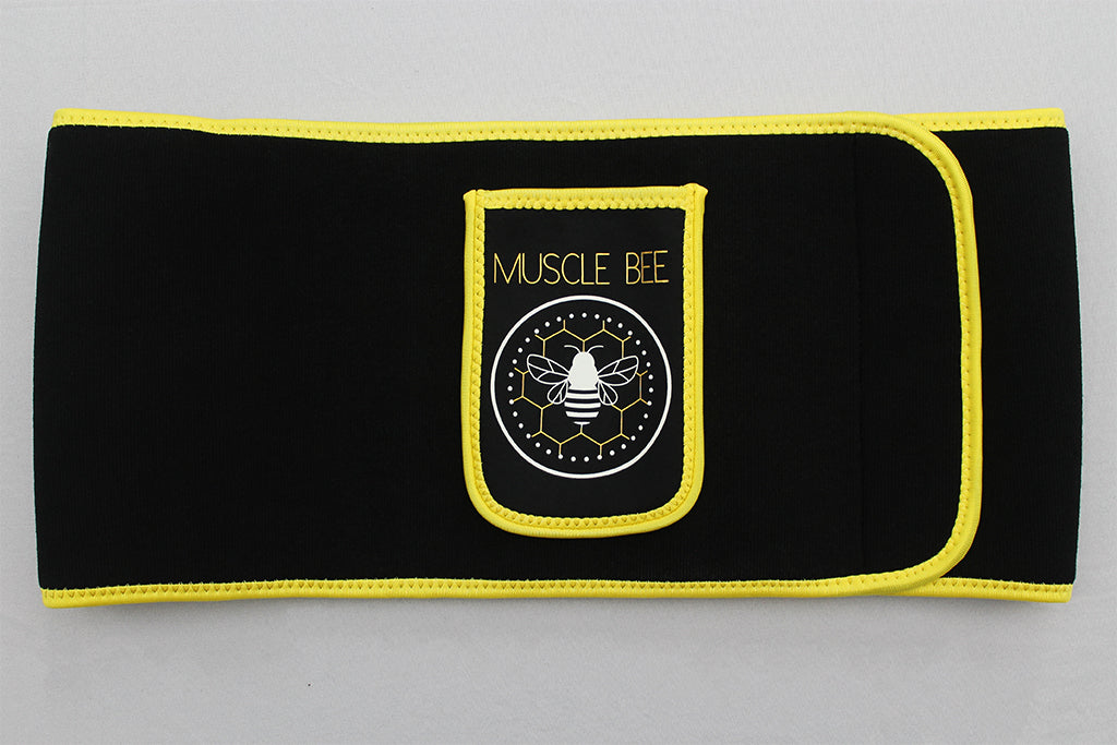 Waist Trimmer Sauna Belt - Yellow