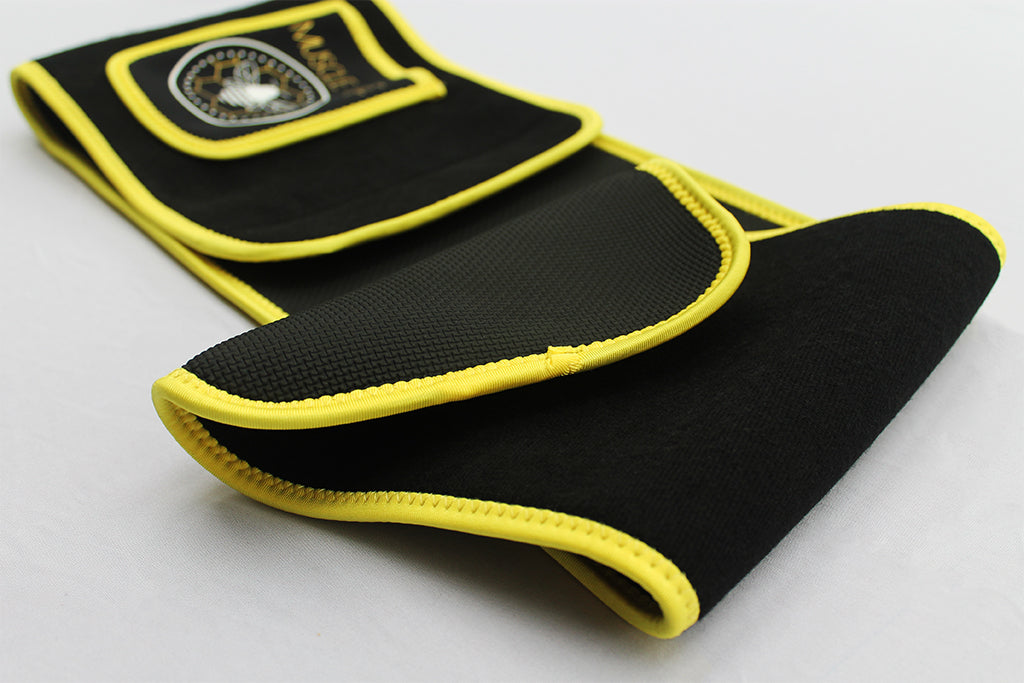 Waist Trimmer Sauna Belt - Yellow